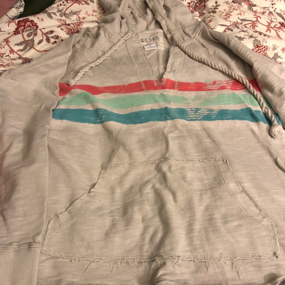 Billabong striped hoodie